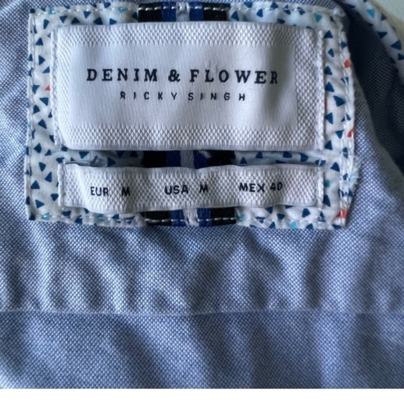 Denim & Flower Ricky Singh men’s jacket size M - Picture 4 of 7